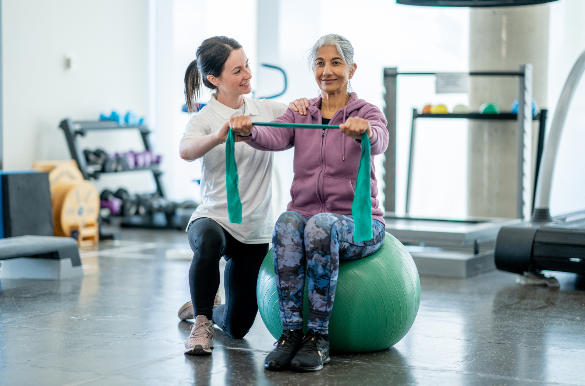 Gruppentherapie auf Yogamatten